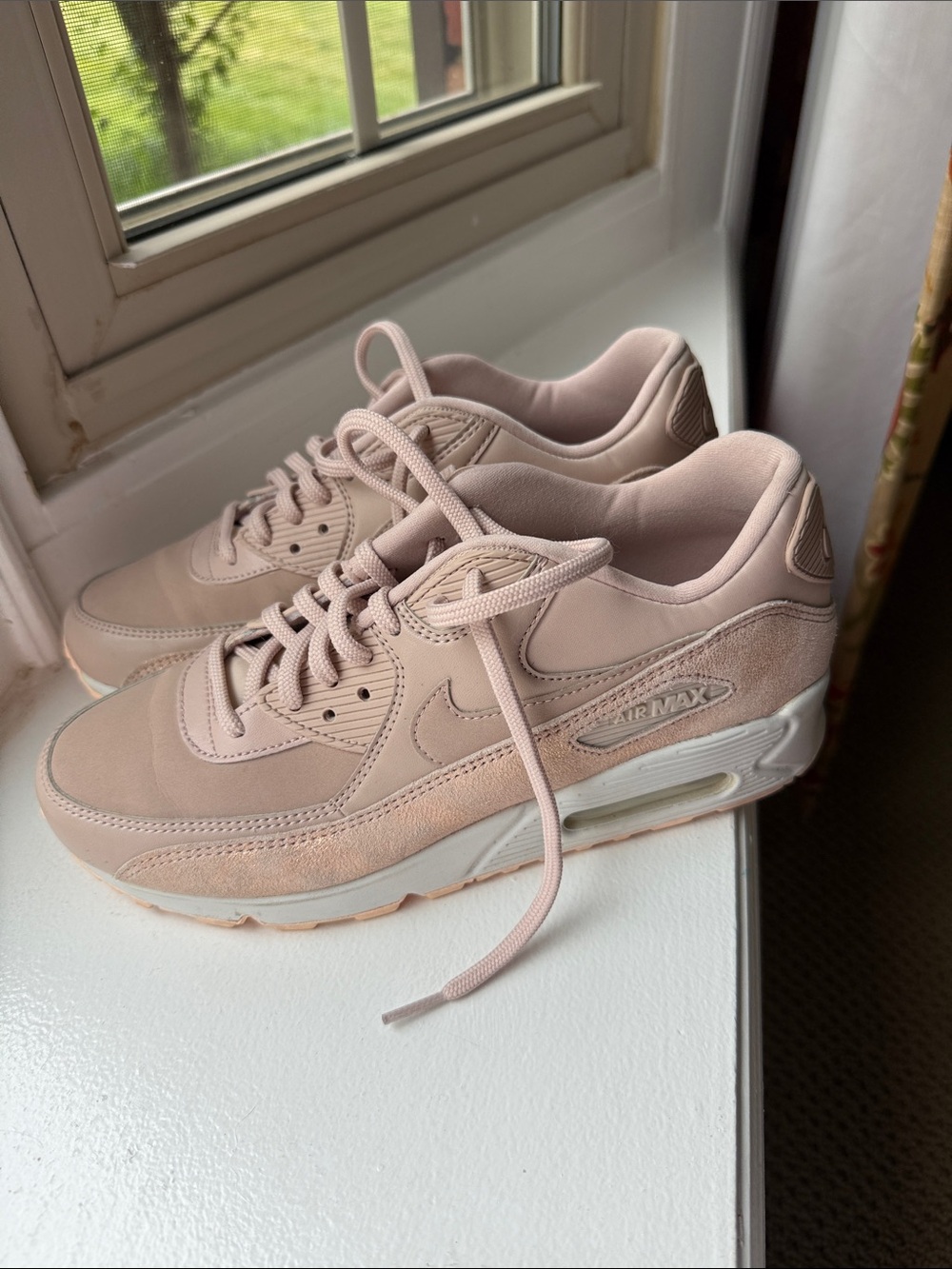 Nike Women's Air Max 90 Sneakers in Pale Blush